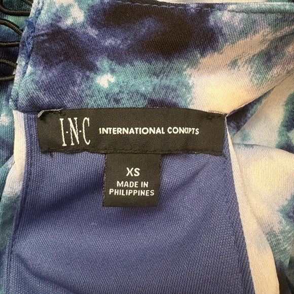 INC INTERNATIONAL CONCEPTS Tie Dye Halter Maxi Dress - Picture 7 of 8